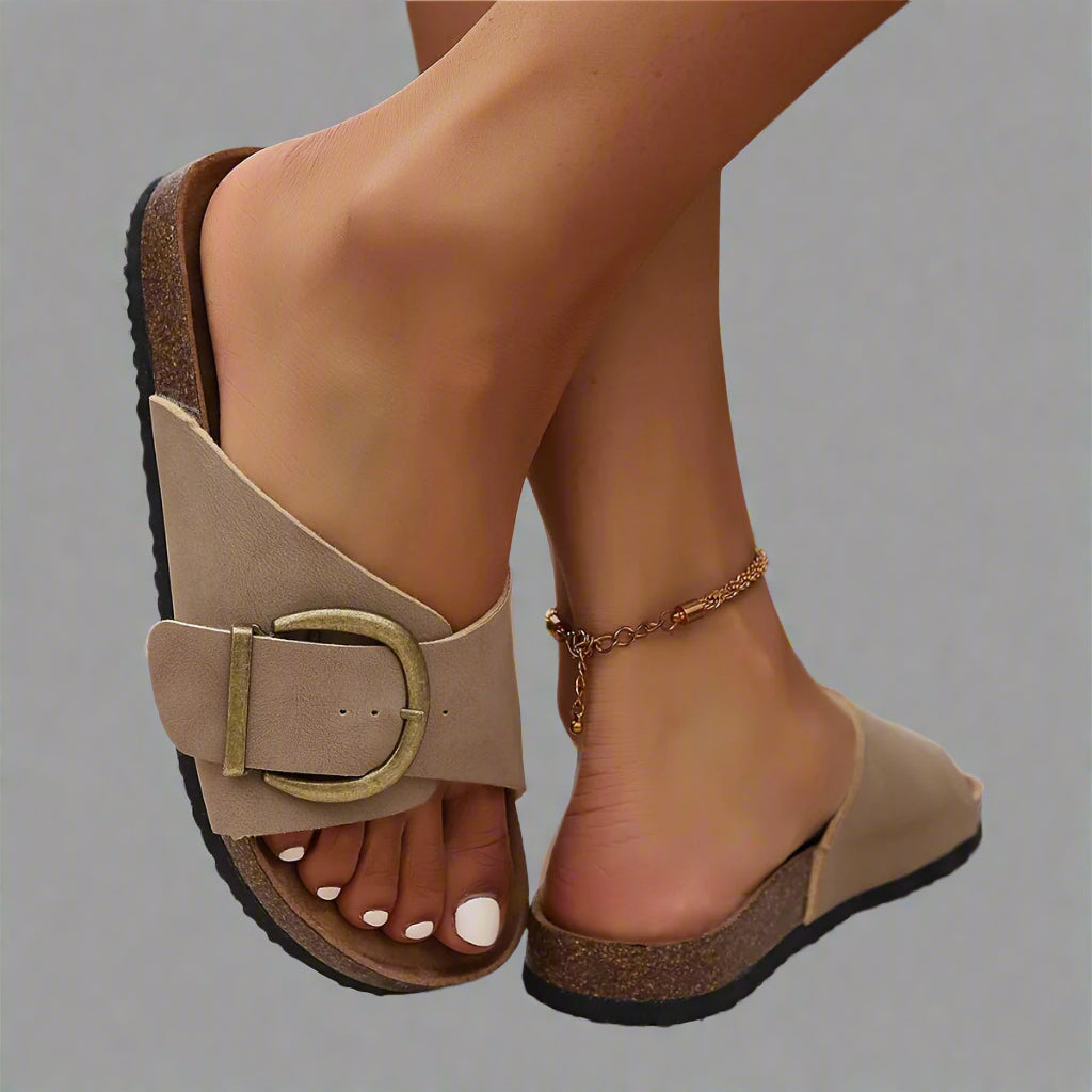 Dayanara | Women’s Stylish Summer Sandals with Buckle Style