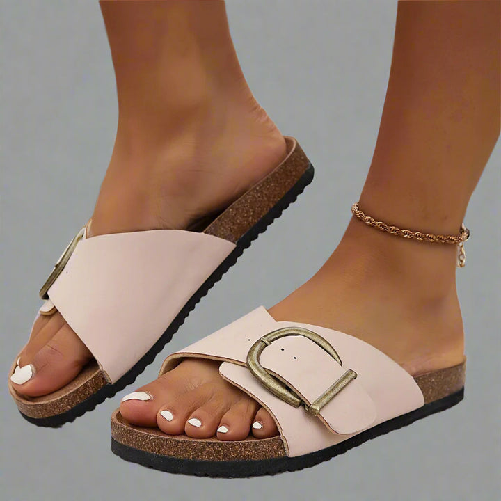 Dayanara | Women’s Stylish Summer Sandals with Buckle Style
