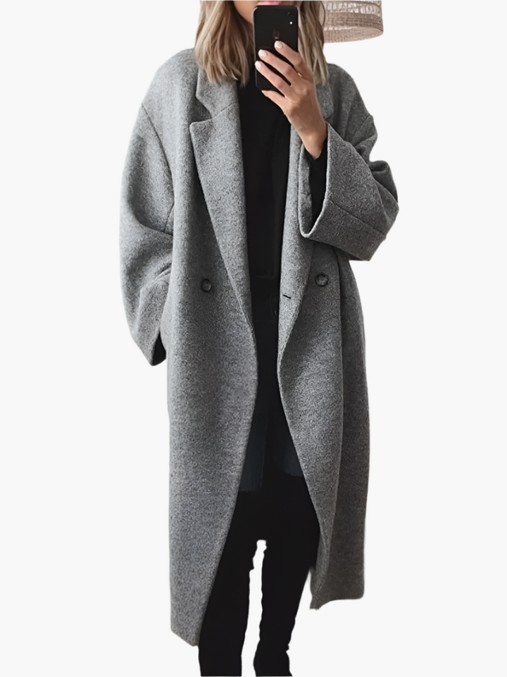 Elena | Women’s Oversized Long Winter Coat with Pocket