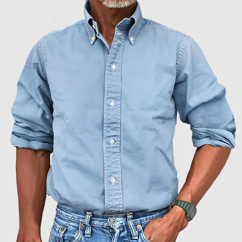 Bruno | Men’s Long Sleeve Button-Down Shirt