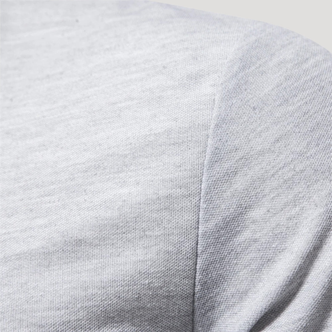 Marvin | Men’s Classic Long-Sleeve Polo Shirt with Embroidered
