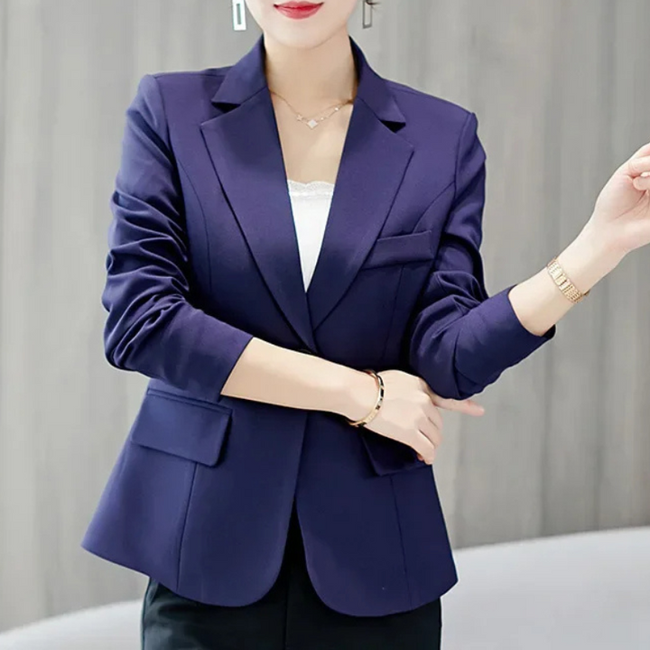 Marielle | Women’s One-Button Tailored Blazer with Pockets