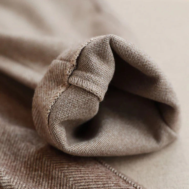 Rowan | Men's Herringbone Tailored Trousers