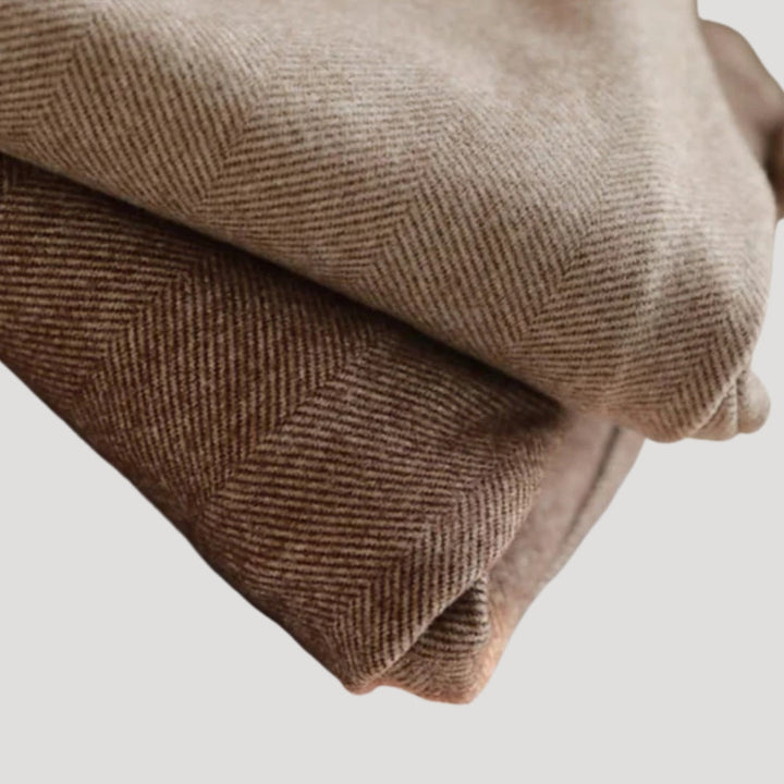 Rowan | Men's Herringbone Tailored Trousers