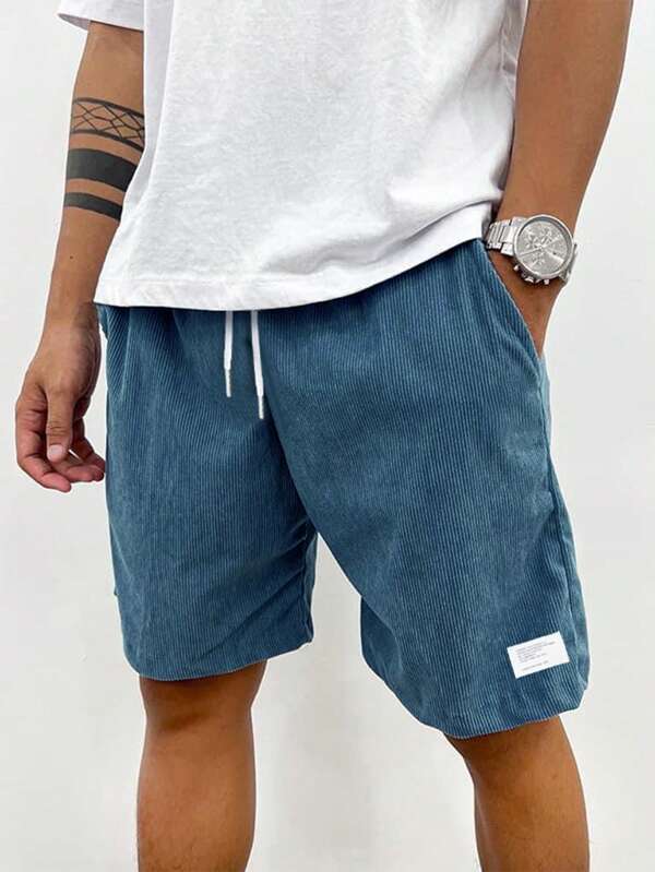 Zachariah | Men’s Corduroy Shorts with Drawstring