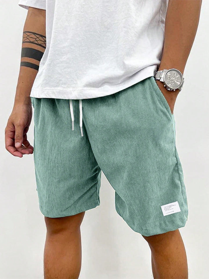 Zachariah | Men’s Corduroy Shorts with Drawstring