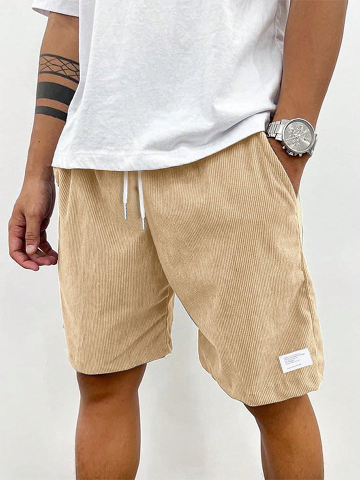 Zachariah | Men’s Corduroy Shorts with Drawstring