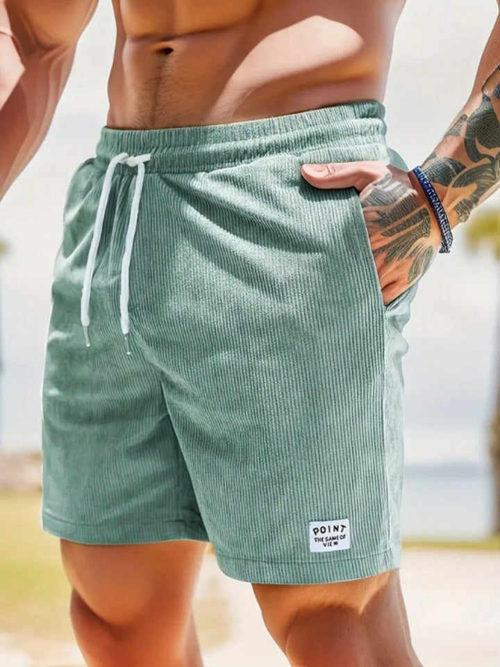 Zachariah | Men’s Corduroy Shorts with Drawstring