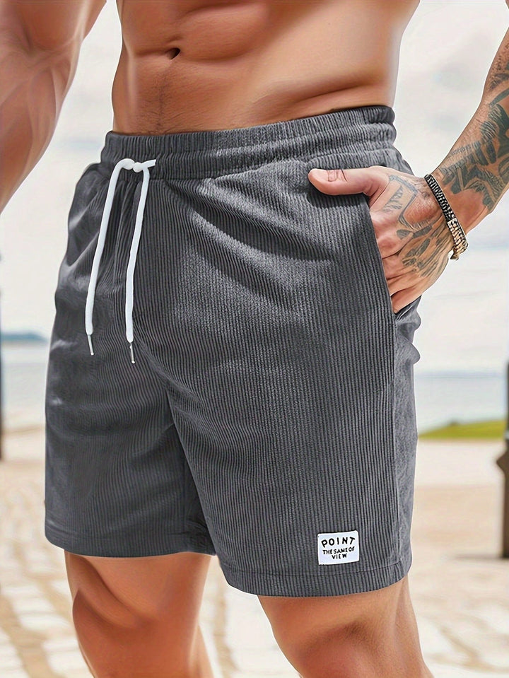Zachariah | Men’s Corduroy Shorts with Drawstring
