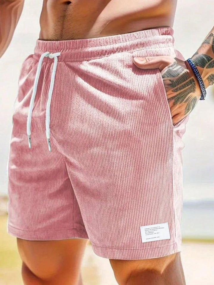 Zachariah | Men’s Corduroy Shorts with Drawstring