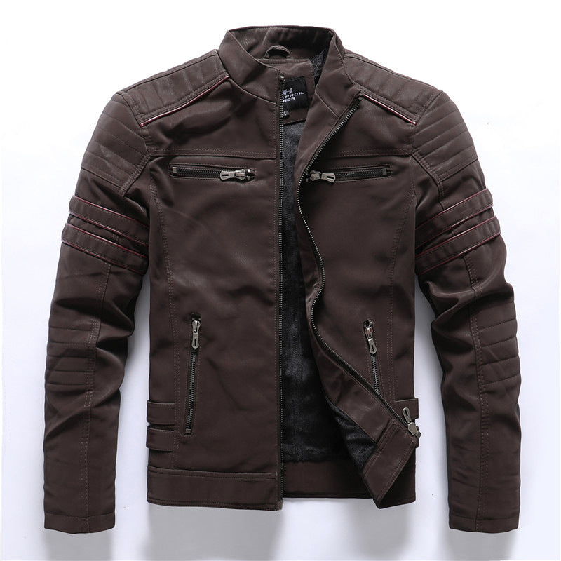 Ravon | Men’s Cargo Motorcycle Jacket with Zipper