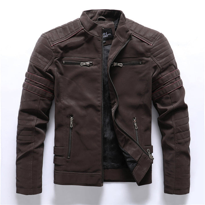 Ravon | Men’s Cargo Motorcycle Jacket with Zipper