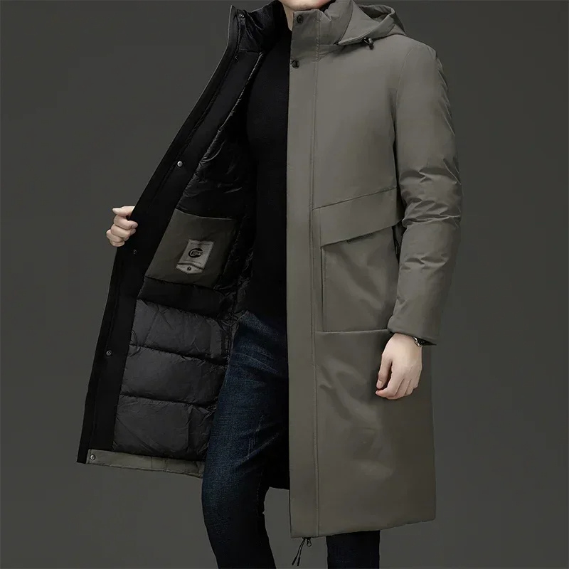 Torvik | Men's Mid-length Quilted Parka with Hood