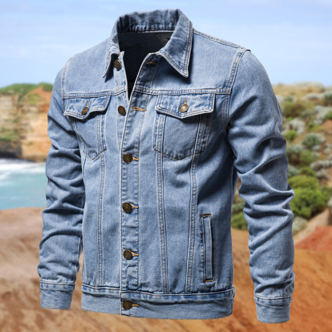 Gideon | Men's Classic Denim Jacket with Pockets
