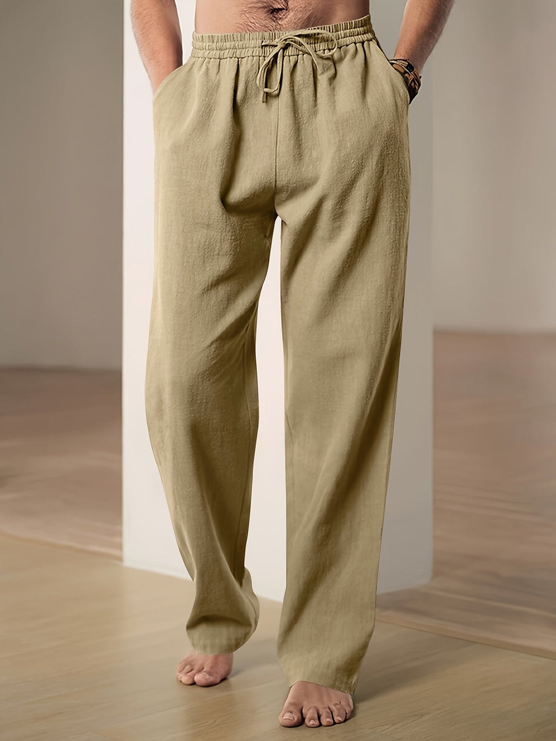 Nolan | Men’s Lightweight Lounge Trousers with Drawstring