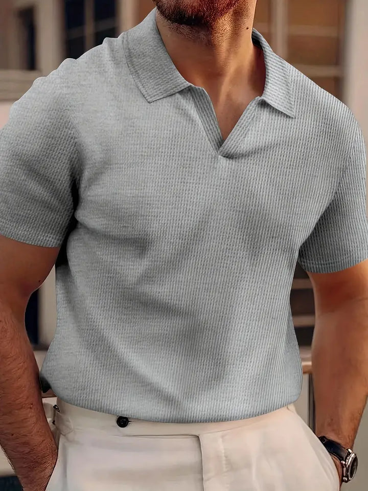 Philip | Men’s Classic Polo Shirt with V-neckline