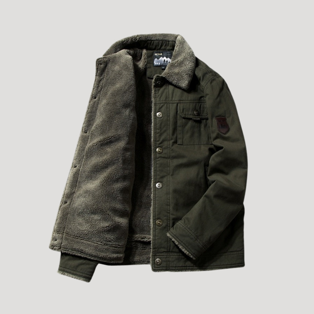 Ironvale | Men’s Fleece Lined Outdoor Jacket with Pockets