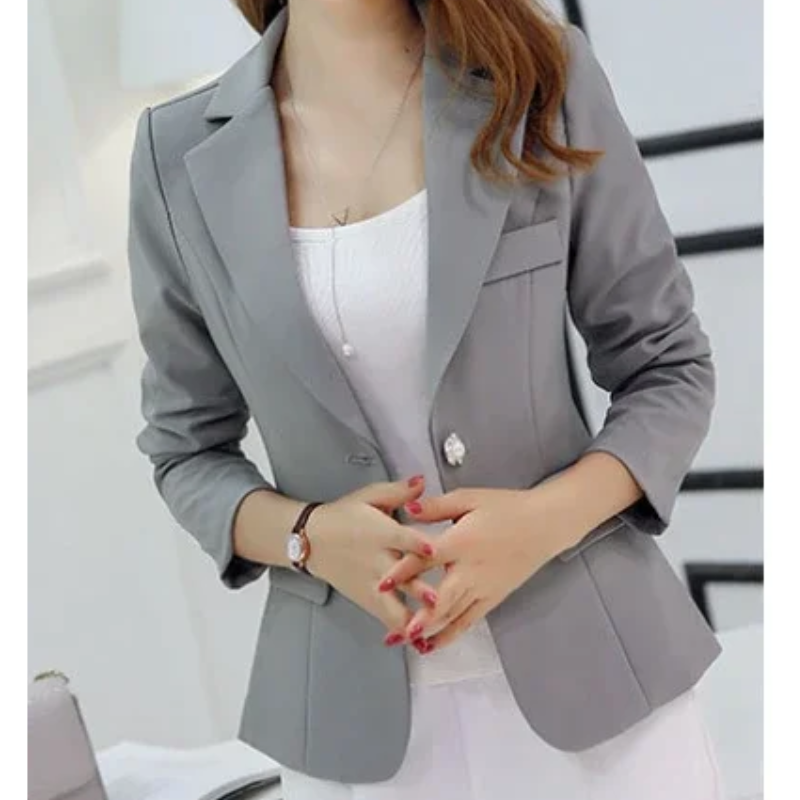 Marielle | Women’s One-Button Tailored Blazer with Pockets