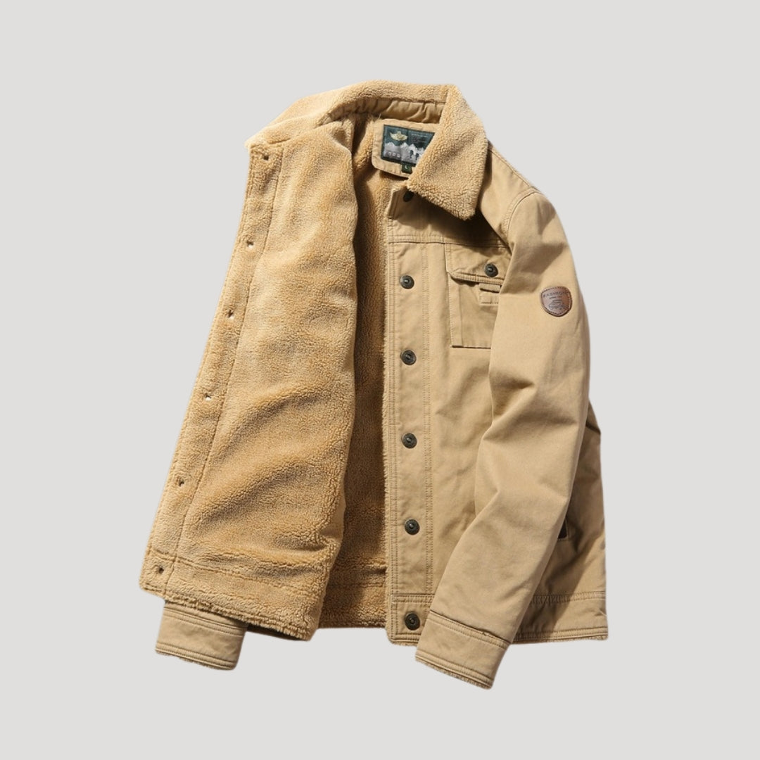 Ironvale | Men’s Fleece Lined Outdoor Jacket with Pockets