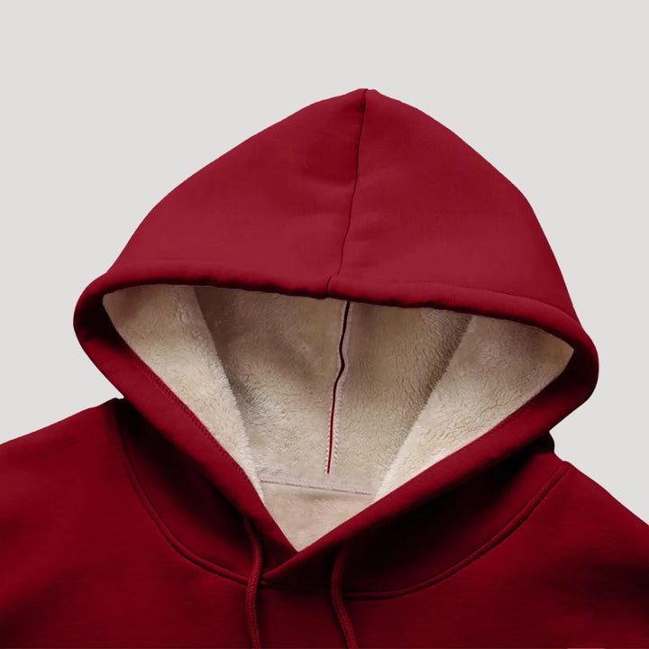 Talia | Women’s Fleece Lined Hooded Sweater with Drawstring