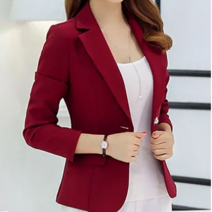 Marielle | Women’s One-Button Tailored Blazer with Pockets