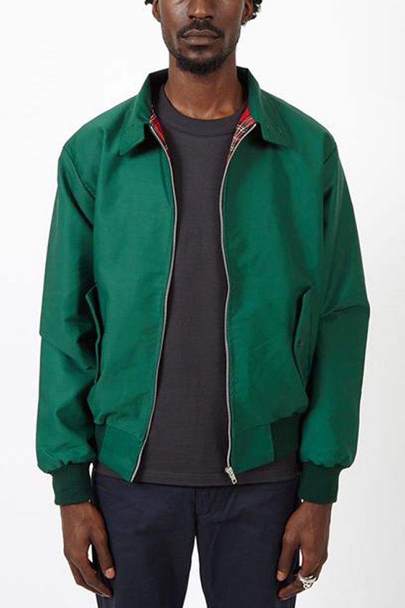 Braxton | Men’s Classic Harrington Jacket with Zip-up