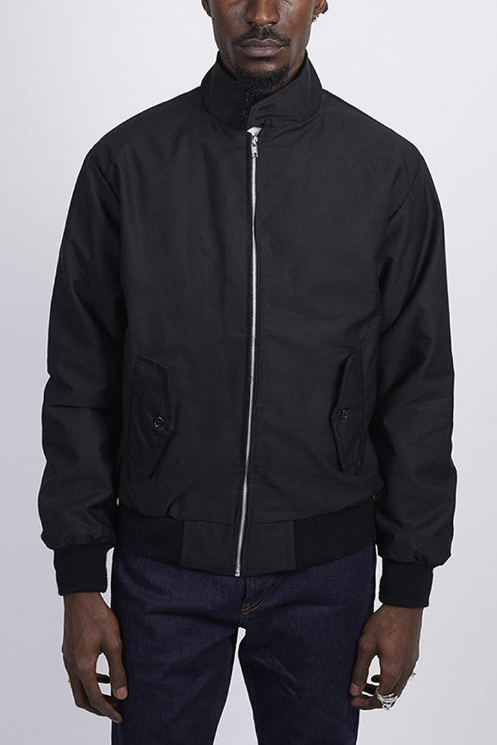 Braxton | Men’s Classic Harrington Jacket with Zip-up