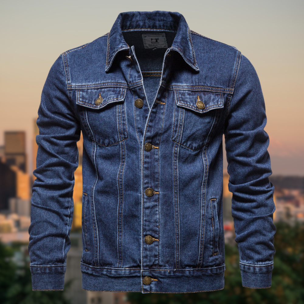 Gideon | Men's Classic Denim Jacket with Pockets