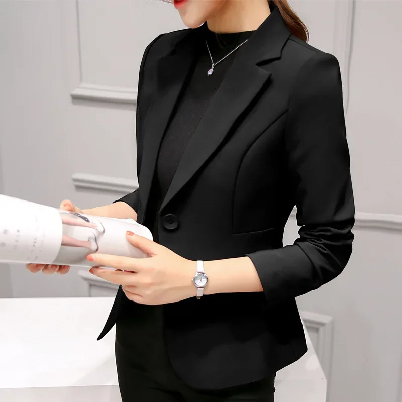 Marielle | Women’s One-Button Tailored Blazer with Pockets