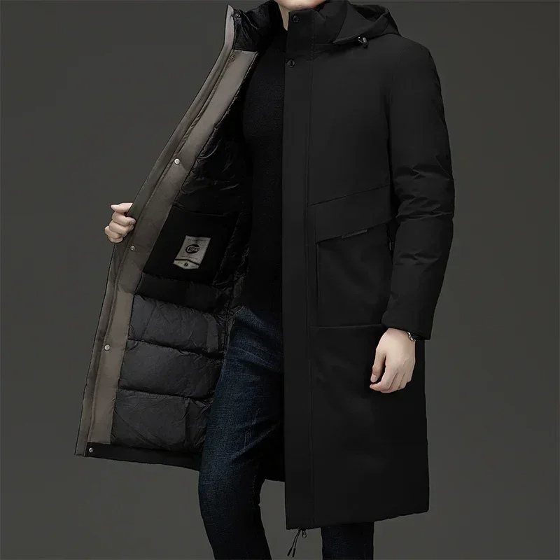 Torvik | Men's Mid-length Quilted Parka with Hood