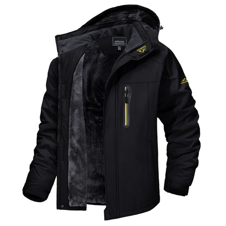 Kellan | Men’s Waterproof Winter Jacket with Color Block