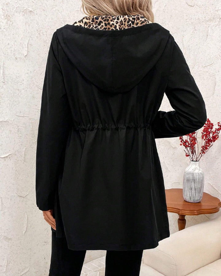 Rosmira | Women's Reversible Mid-Length Jacket with Hood