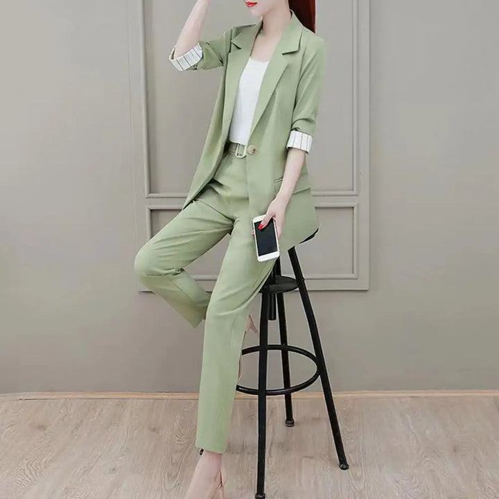 Sorella | Women’s Three-Piece Tailored Blazer Suit Set