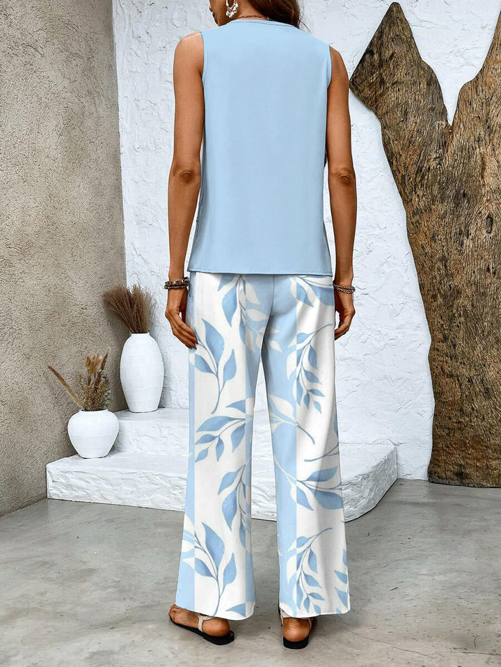 Maurelle | Women's Two Piece Set with Sleeveless Top and Pants
