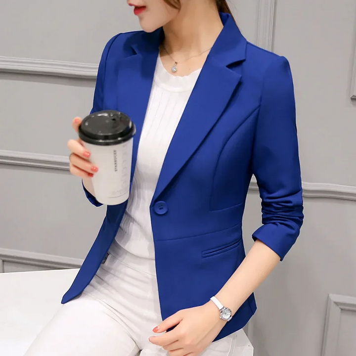 Marielle | Women’s One-Button Tailored Blazer with Pockets