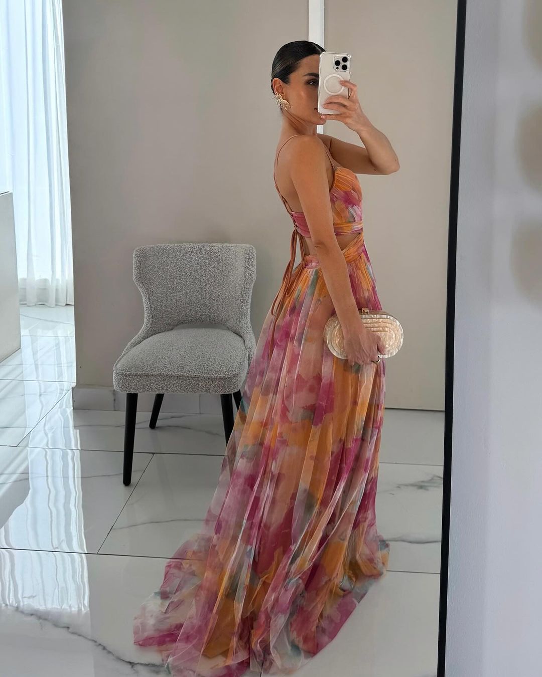 Florentine | Women’s Flowing Cross-Bodice Maxi Dress