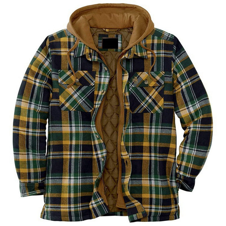 Ryan | Men's Checkered Hood Jacket
