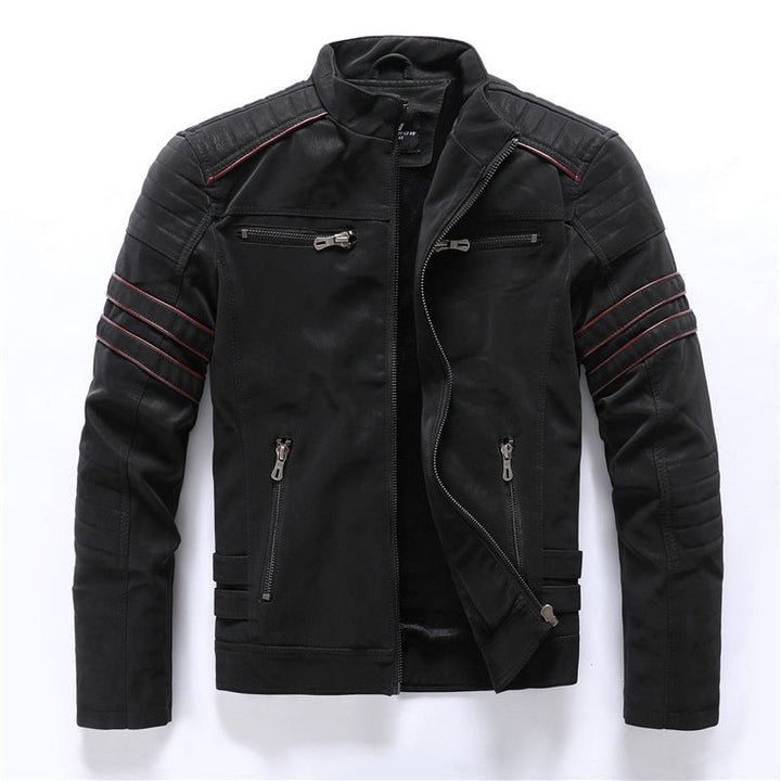 Ravon | Men’s Cargo Motorcycle Jacket with Zipper