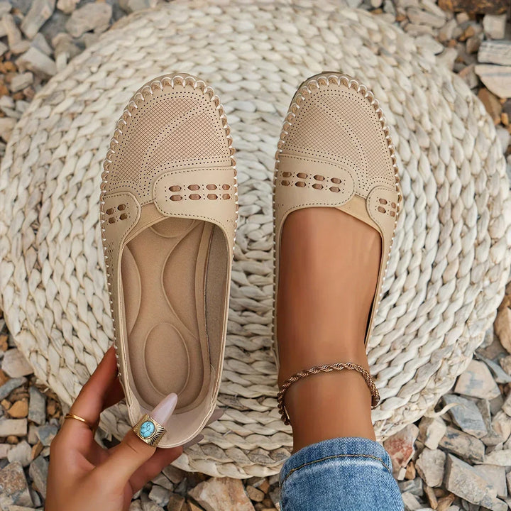 Madeline | Women's Slip-on Loafers with Stitched Style