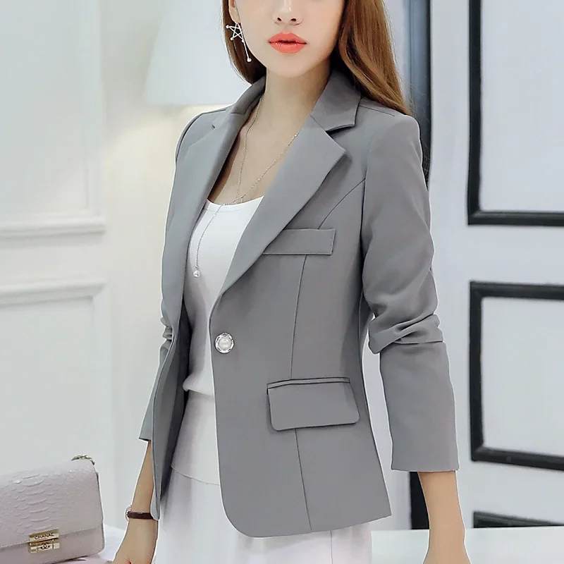 Marielle | Women’s One-Button Tailored Blazer with Pockets