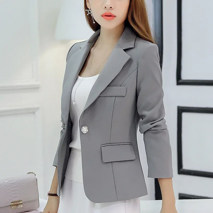 Marielle | Women’s One-Button Tailored Blazer with Pockets
