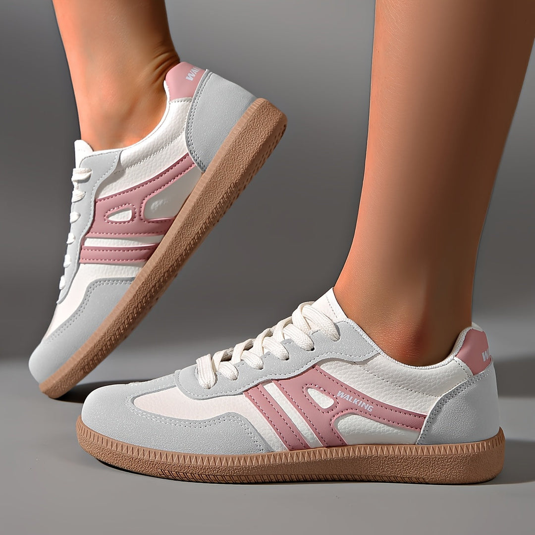 Melanie | Women’s Orthopedic Color Block Shoes with Lace-Up