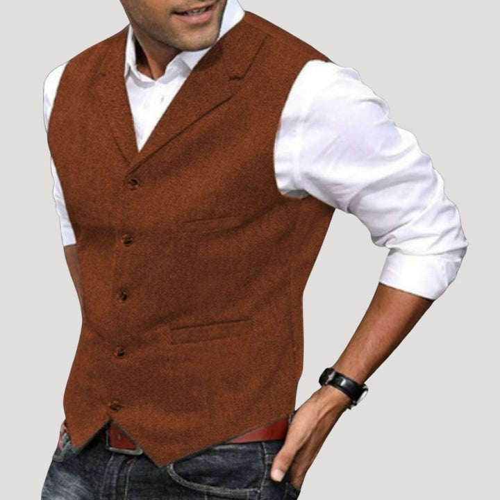 Hugo | Men’s Wool Smart Casual Waistcoat with Pockets