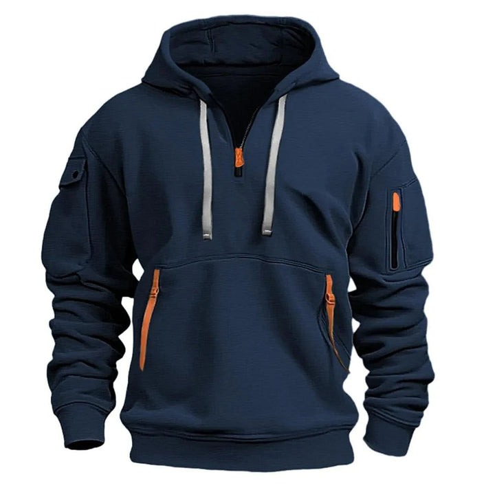 Jordan | Men's Quarter-Zip Hoodie with Multiple Pockets