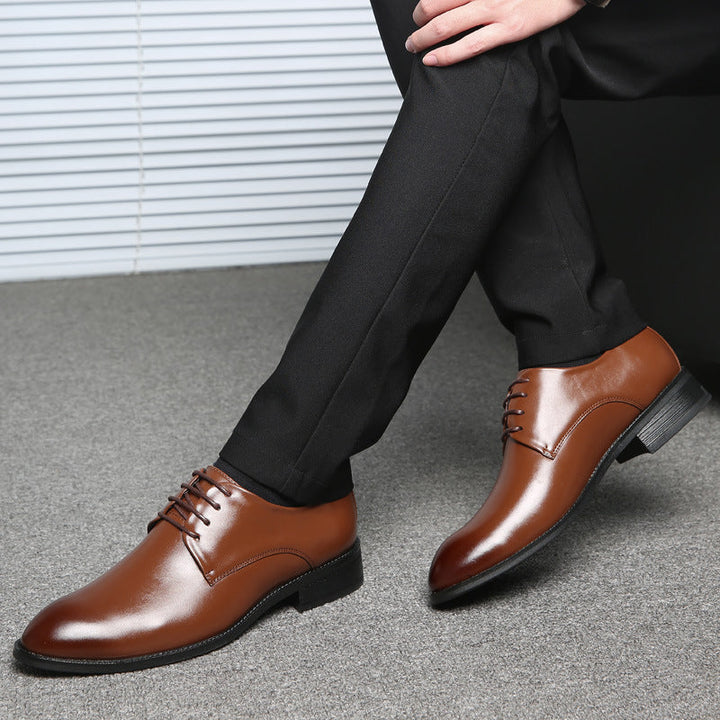 Allan | Men’s Vegan Leather Business Shoes with Smooth Finish