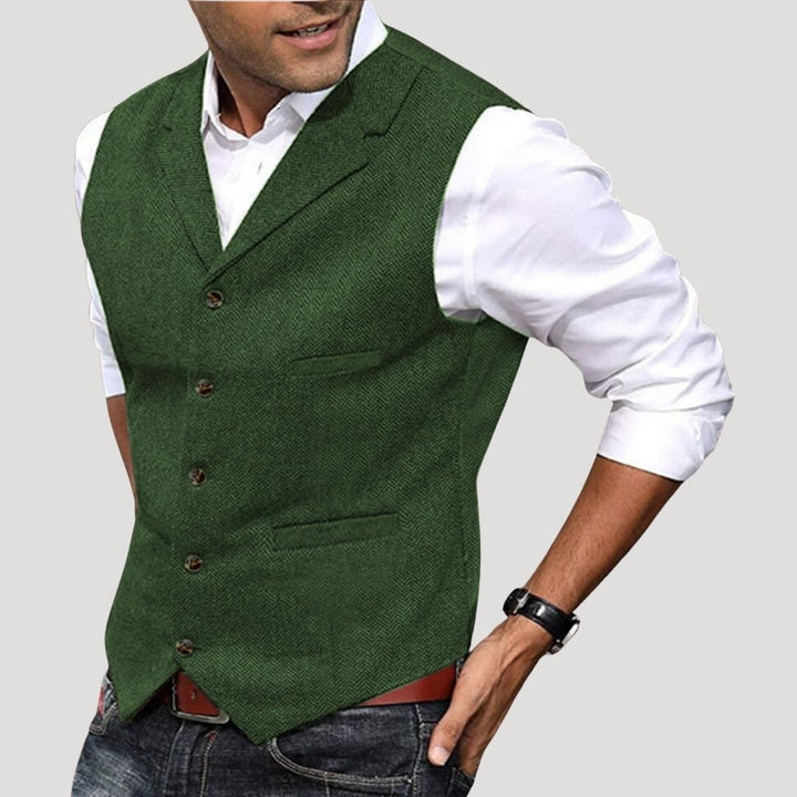 Hugo | Men’s Wool Smart Casual Waistcoat with Pockets