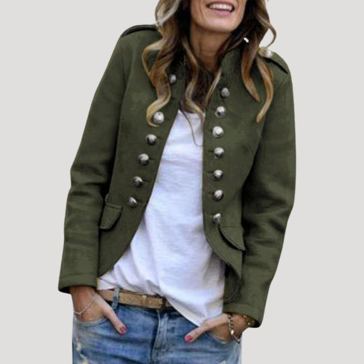Briony | Women’s Blazer with Gold Buttons