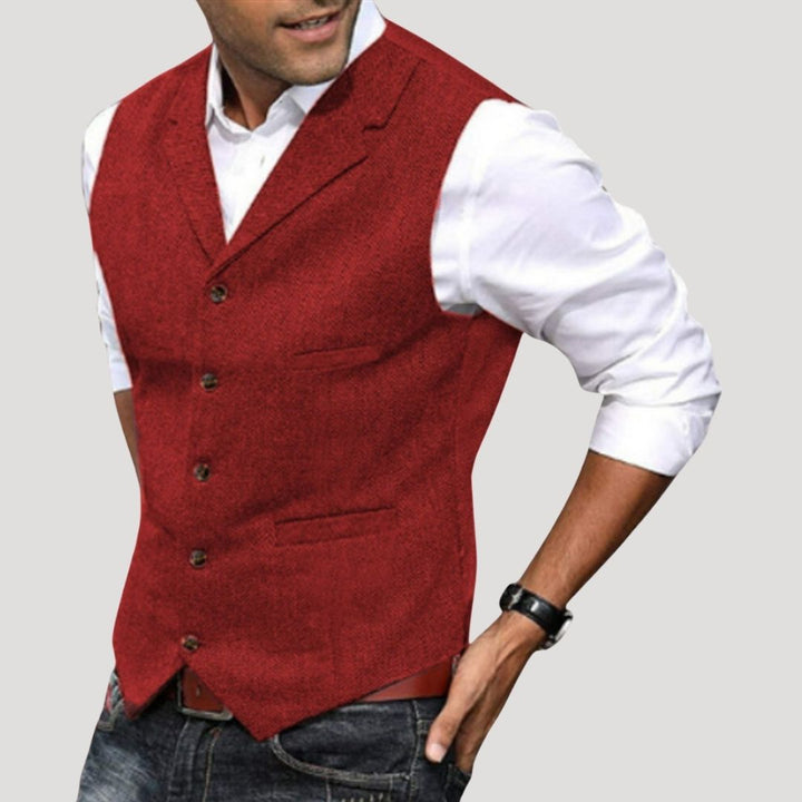 Hugo | Men’s Wool Smart Casual Waistcoat with Pockets