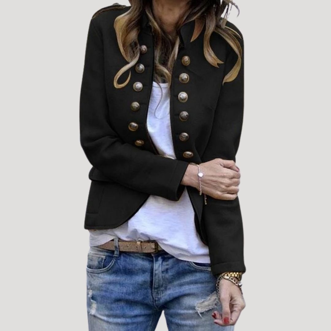 Briony | Women’s Blazer with Gold Buttons