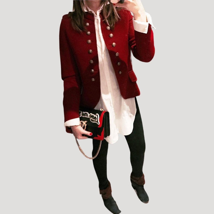 Briony | Women’s Blazer with Gold Buttons